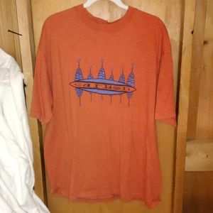 Carbon T-Shirt Large Orange